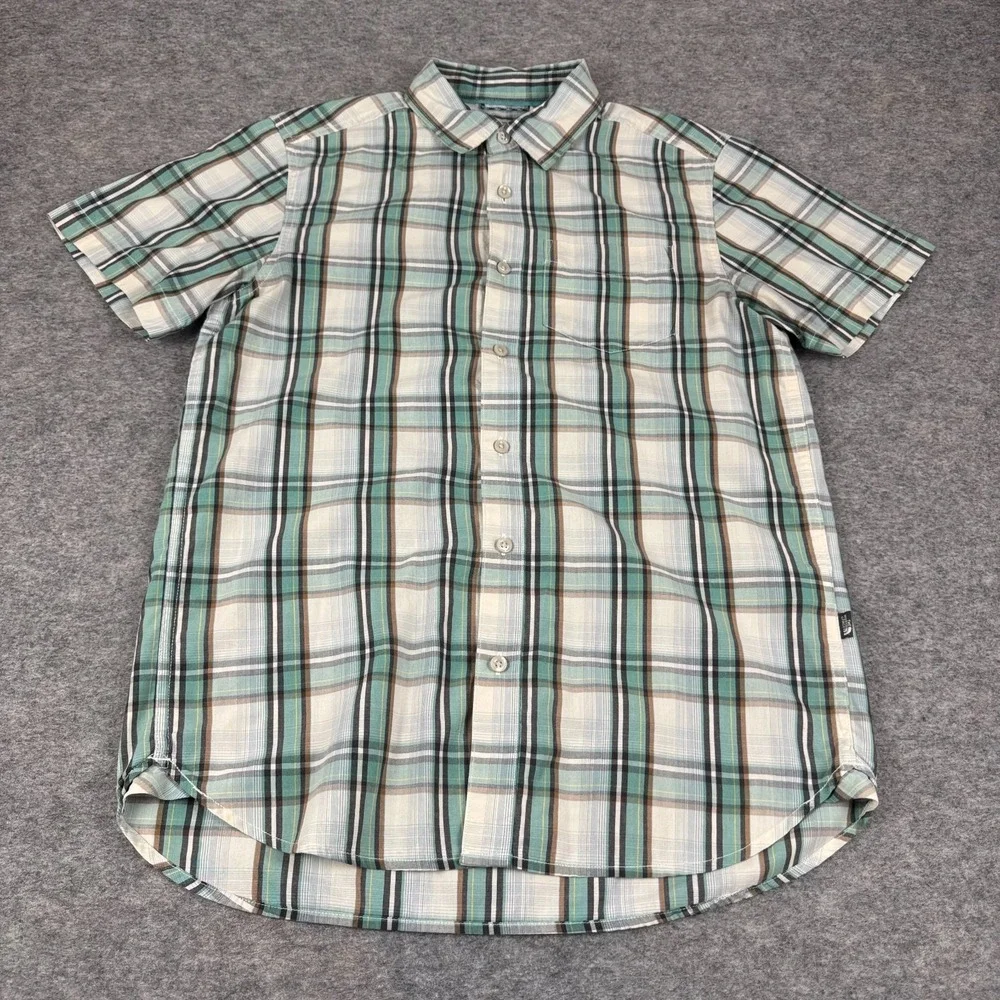 The North Face Hammets Button Up Shirt Plaid Pocket Mens Small S
